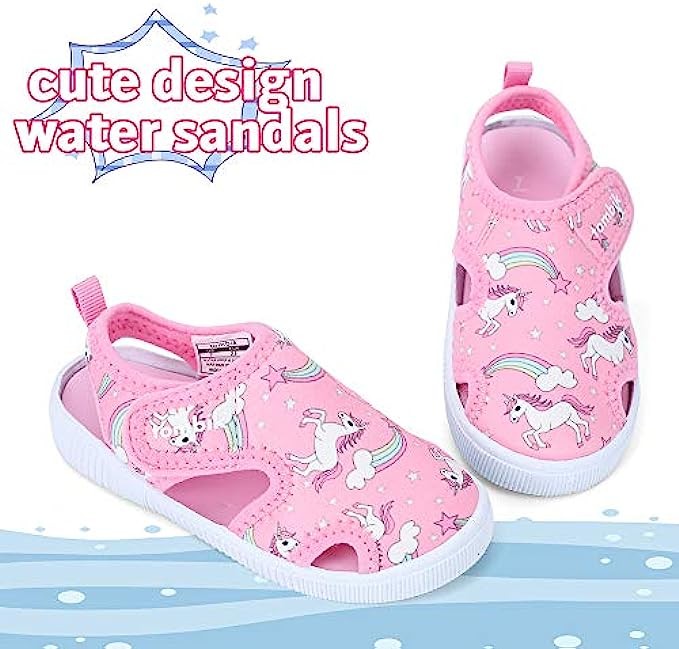 tombik Toddler Cute Aquatic Water Shoes Boys/Girls Beach Sandals